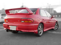 1993/3 Subaru WRX Imprezza Stock Used Car :  Rear End view