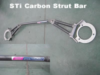 Available Optional Parts : STi Carbon Strut Brace Bar for the Front Strut 